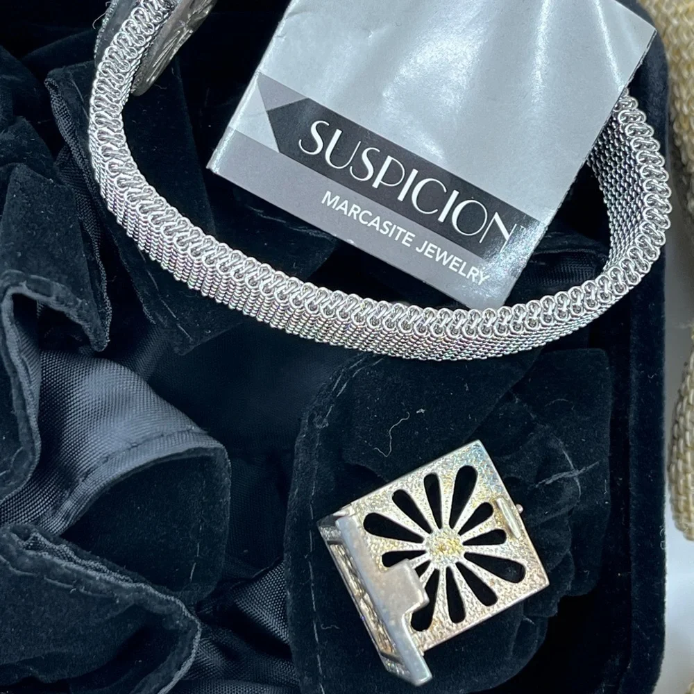 Suspicion QVC Stainless Steel Mesh Bracelet with 925 Interchangeable Ornaments - Picture 16 of 17